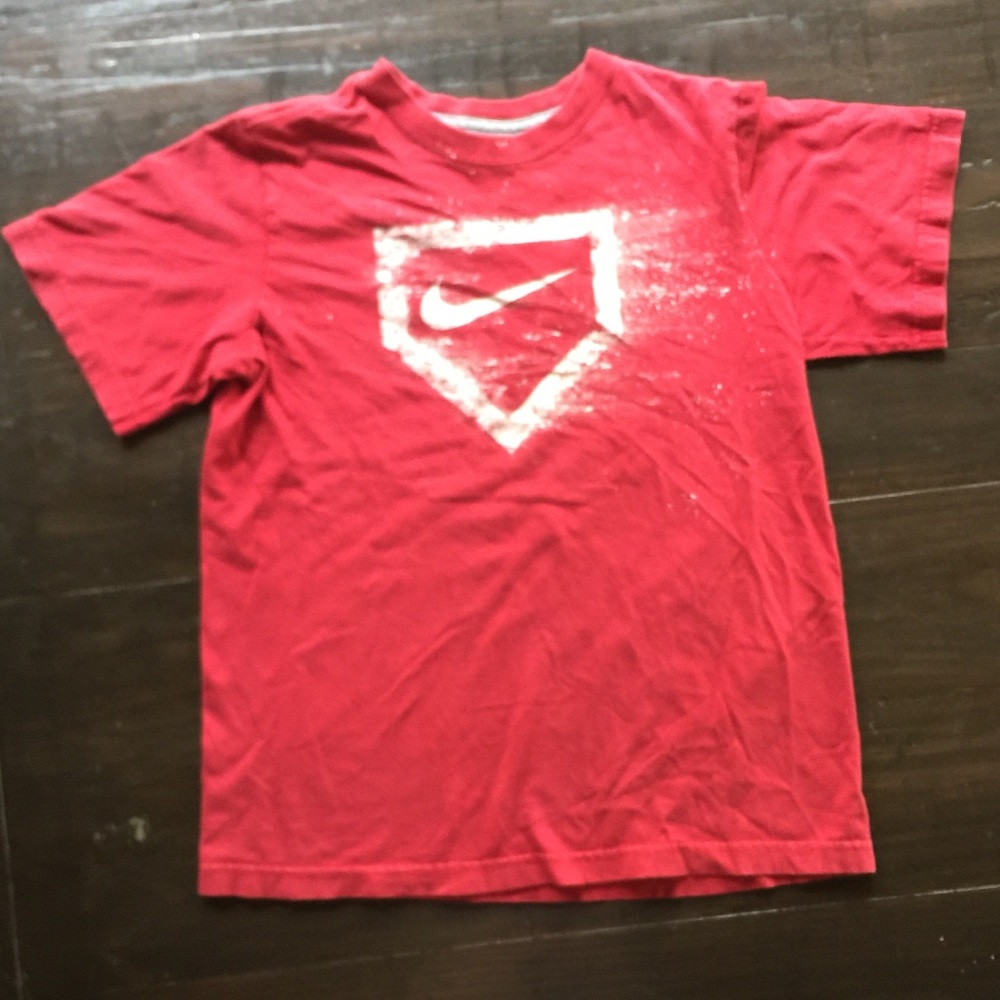 Nike red baseball tshirt